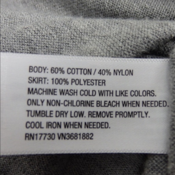 3.1 Phillip Lim x Target Grey Sweater Dress Flowy Skirt Cotton Chiffon Tunic Top - Picture 13 of 14